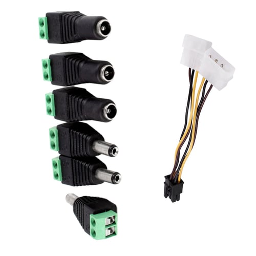 New 6 Pin PCI Express Male to  IDE Molex Video Card Power Adapter*1pcs 