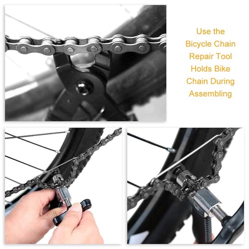 Bike Chain Link Pliers Checker Breaker Splitter Tool Missing Link Connectors Kit 