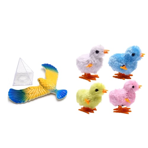 Cute Plastic Bird Clockwork Toy Wind Up Toy Kids Educational Toy Color Random 