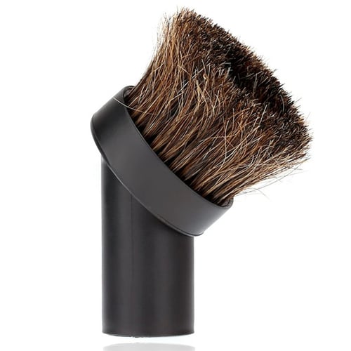 Horse Hair 32mm Round Dusting Brush Dust Tool Attachment for Vacuum Cleaner L/ 
