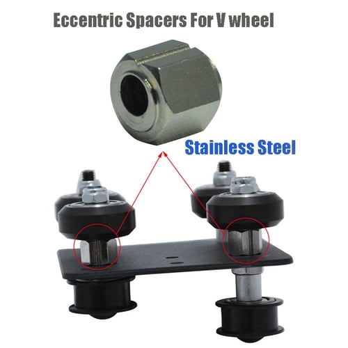 5pcs Bore Eccentric Spacers For V Wheel Aluminium Extrusion 3D Printer 5*8 OD 