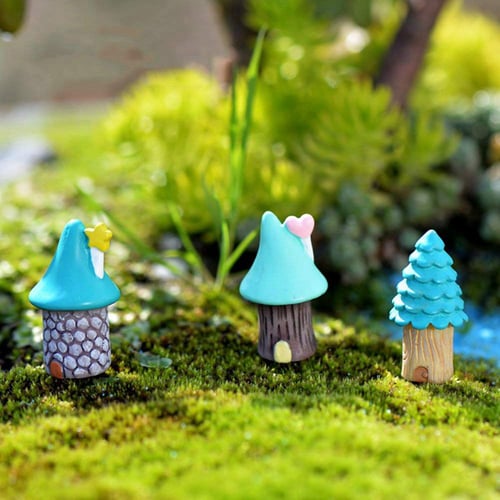 Fairy Miniature Bonsai Craft Ornament Dollhouse Figurine Plant Pot Decor 