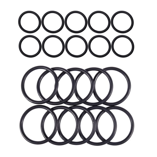 10 Pcs Black 48mm OD 2mm Thickness Nitrile Rubber O-ring Oil Seal Gaskets 