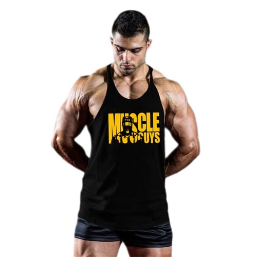Details about   2x Muscleguys Bodybuilding Clothing Mens Gym Tank Tops Men Sleeveless H9U1 