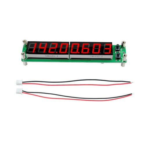 0.1-60MHz 20MHz~2.4GHz RF Signal Frequency Counter Cymometer Tester LED Display 