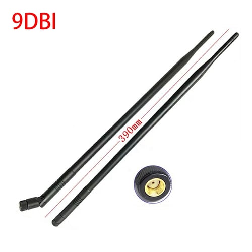 9dBi RP-SMA Dual Band 2.4GHz 5GHz High Gain Universal WiFi router Antenna New 