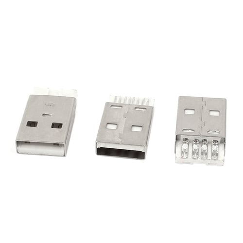 20Pcs USB 2.0 Type A 4 Pin Female Solder Socket Connector