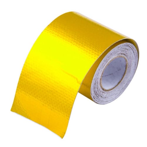 Car 200" Reflective 1200°f Continuous Roll SelfAdhesive Heat Shield Wrap Tape 5M