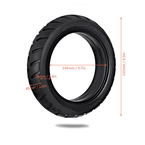 Rim Solid Tire 10x3 for Electric scooter Replacement Rear or Front wheel 