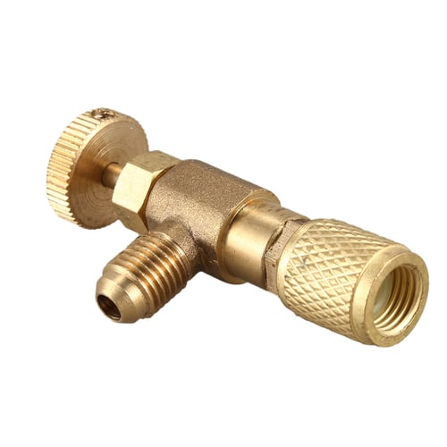 2Pcs Safety Valve R22 R410A Air Conditioning Quick Coupler Connector Adapters 