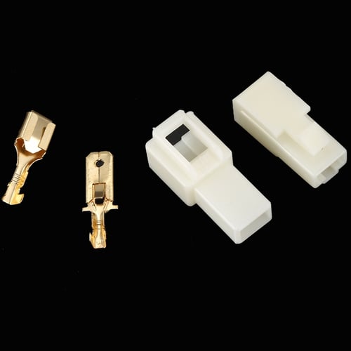 6.3mm PIN Spade Plug 8-Way Auto Car Motorbike Boat Connector Electrical Kit