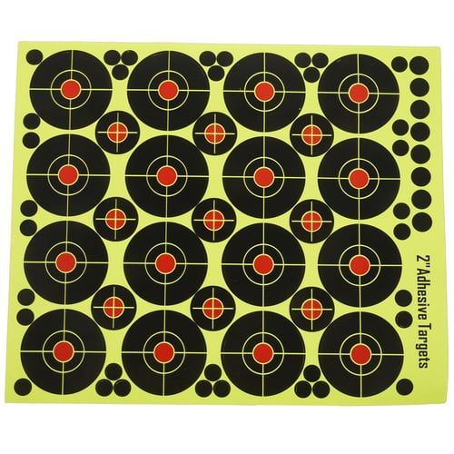 160PCS 2'' Shooting Targets Reactive Splatter Paper For Archery Sport Gun Rifle 
