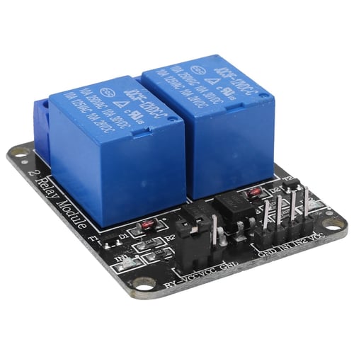 1 pcs 12 V 2 Canal Relais Module Bouclier pour Arduino ARM PIC AVR DSP électriques f4f5 
