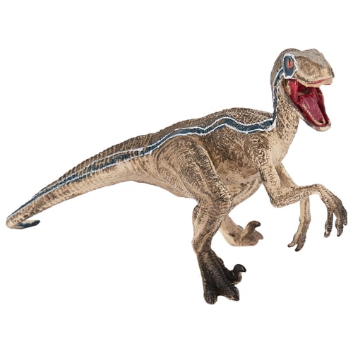 MM Blue Velociraptor Jurassic 2 Dinosaur Raptor modèle de Simulation Plastique Enfants Jouet Brun 