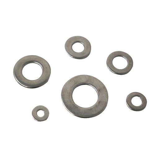 580pcs 9 Size Stainless Steel Washers Metric Flat Washers Screw Accessories Set 