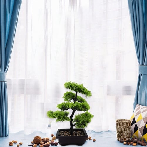 Artificial Plants Bonsai Tree Pot Plants Fake Flowers Home Hotel Garden Decor 