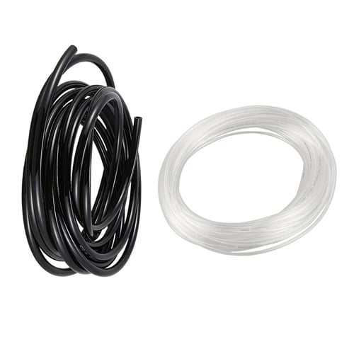 Pneumatic Hose Tubing,8mm OD 5mm ID,PU Air Hose Pipe Tube,2 Meter,Transparent 