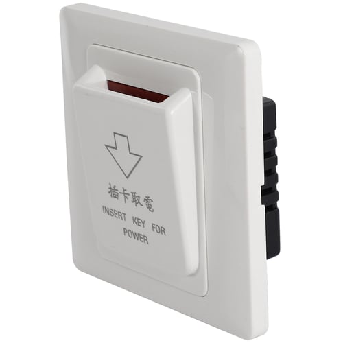 Magnetic Card Switch For Power Energy Saving Hotel 5/10pcs*  Insert Key White 