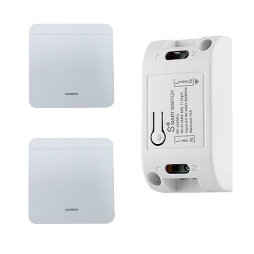 RF WiFi Wireless Smart Switch Receiver Remote Control For fit Alexa Google work 