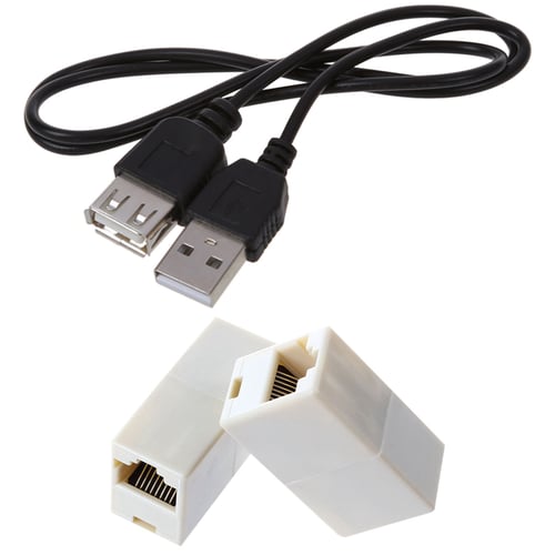 USB2.0Type A Female-F,FF Coupler/Joiner/Adapter,Makes Extention cable/cord//wire 