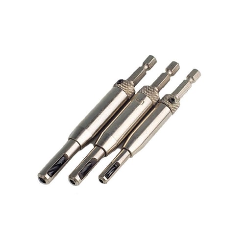 3 Size Self Centering Hinge Door Hardware Wood Drill Bit Set