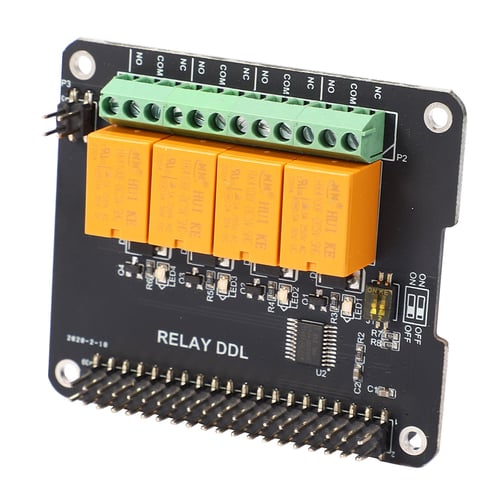 DockerPi 4 Channel Relay Expansion Board Relay Module for Raspberry Pi 4 /3/2/B+ 