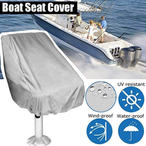 3 Pcs Boat Seat Cover Outdoor Waterproof Pontoon Captain Bench Chair Protective Covers - Waterproof Seat Covers For Pontoon Boats