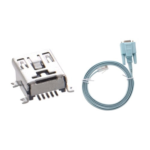 Cable Length: Other Cables 10 pcs Mini USB Type B Female Port 5-Pin 180 Degree SMD SMT PCB Jack 