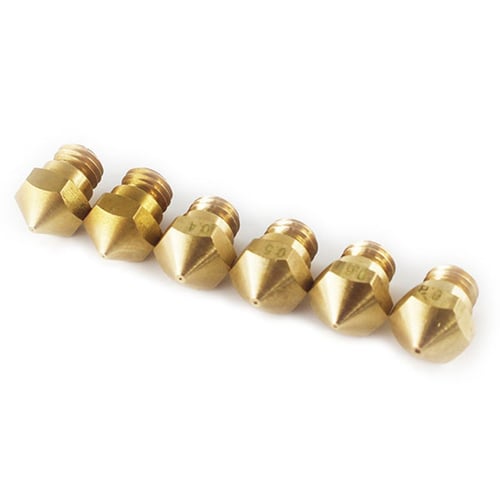 Multi-size MK8 Extruder Brass Nozzles Printhead 18Pcs for 3D Printer Anet A8 