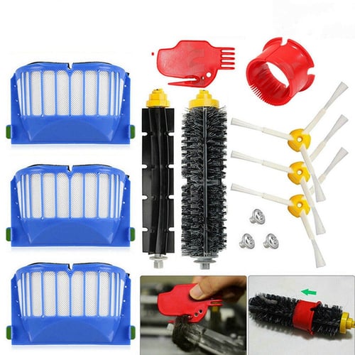 3pcs Set Side Brushes For IRobot Roomba 500/600/700 Series Vacuum Cleaner Parts 