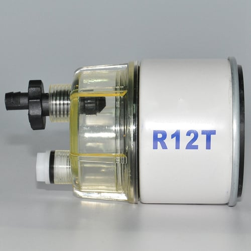 2 Set-Replace Filter & Nylon Collection Bowl Of R12T Fuel Filter/Water Separator 