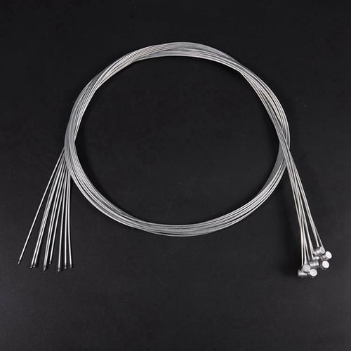 10Pcs 1.75m Bicycle Bike Cycling MTB Brake Inner Wire Cable Mountain Line Kits 
