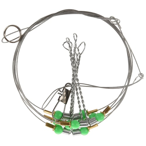 Anti-Winding Swivel String Sea Fishing Hook Steel Rigs Wire Leader Fish Hooks 