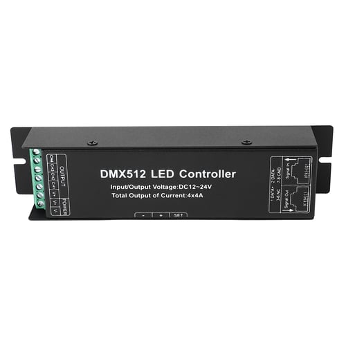 LED DMX 512 Decoder bis 4x4A 12V/24V für LED RGB/RGBW