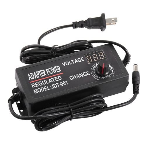 9-24V 3A 72W Adjustable Speed Control Power Adapter Supply Display Volt AC/DC 