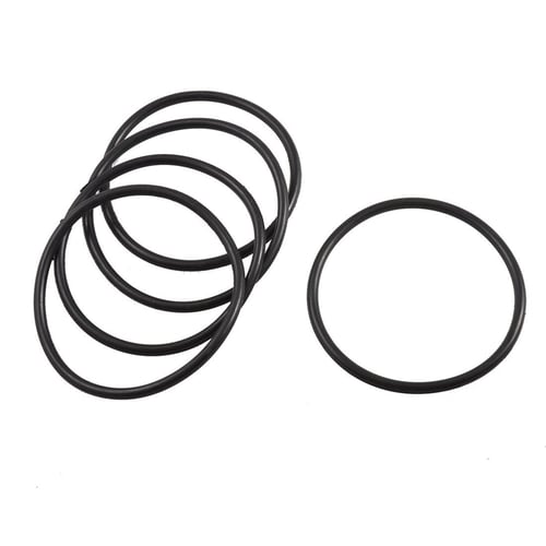 Black Silicone O-ring Oil Sealing Washer Grommet 56mm x 3.1mm 10Pcs 