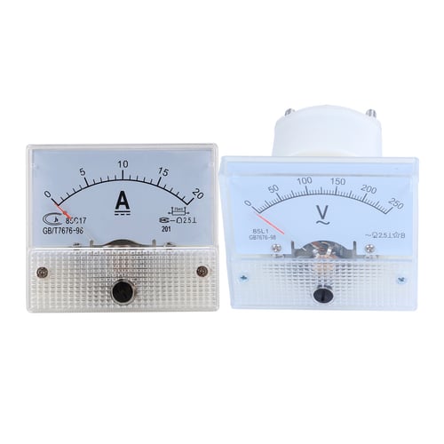 Shunt Resistor FOR DC Current Meter Amp Analog Voltmeter Ammeter 20A 75Mv 