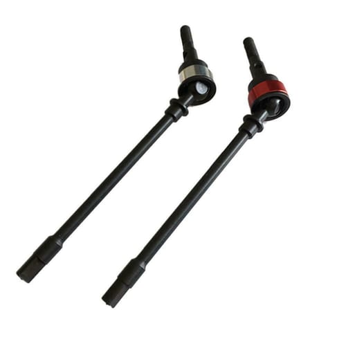 Stainless Steel CVD Drive Shaft Front Axle Red For Axial SCX10 Crawler RC Car 