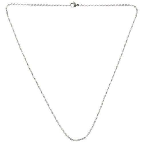 2 Pcs Jewelry Woman Chain Stainless Steel O Necklace Silver Color 2 Mm Wide 50 Cm Long 65 Cm Long Buy 2 Pcs Jewelry Woman Chain Stainless Steel O