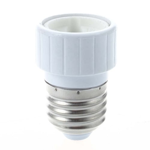 5PCS E26 E27 to GU10 socket Screw base LED Bulb Light Lamp Adapter Converter 