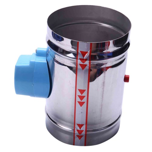 stainless steel air solenoid valve electric air duct motorized damper valve 