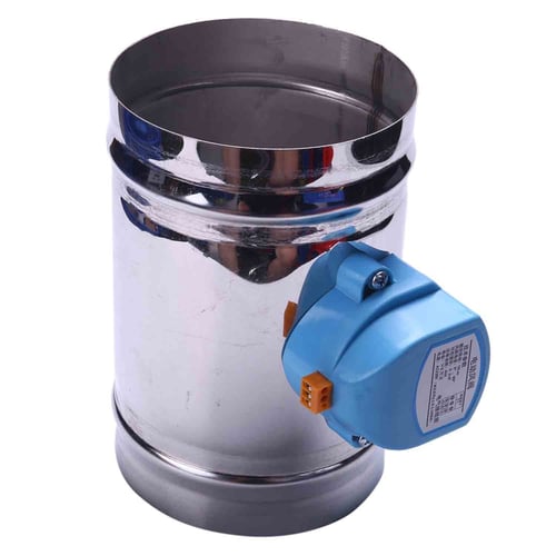 ATTICUS 5 Inch 220V Electric Solenoid Valve Stainles Steel Air Damper Valve Hvac Electric Air Duct Motorized Damper For 5 Inch Pipe Valve ATTICUS 5 Inch 220V Electric Solenoid Valve Stainles Steel Air Damper Valve Hvac Electric Air Duct Motorized Damper For 5 Inch Pipe Valve