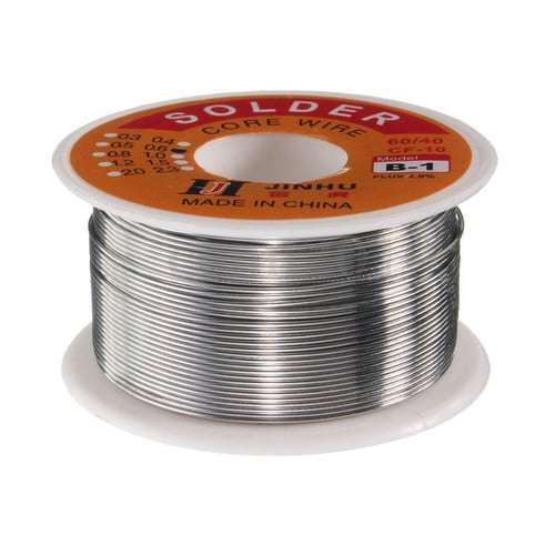 1Pc Rosin Flux Tin-lead Solder Wire Sn Solder Tin Welding Wire Silver 0.6MM 
