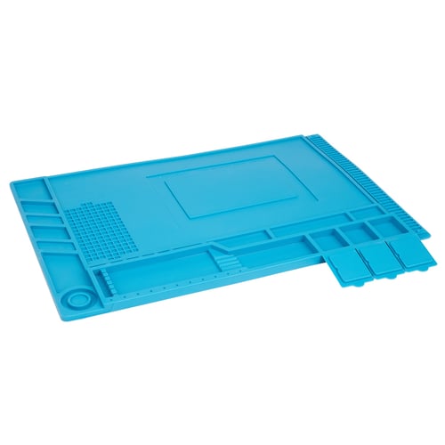 S-160 45x30cm Heat Insulation Silicone Pad Desk Mat Maintenance Platform For … 