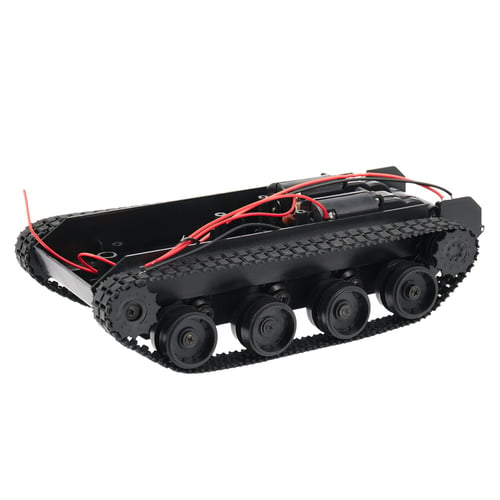 New Robot Tank Car Chassis Smart Kit Rubber Track Crawler For Arduino 130 Motor 