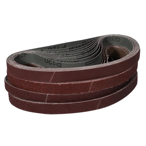 Abrasive Sanding 40pcs Paper Belts 13x457mm Grinding Polishing Sanders Belt Tool