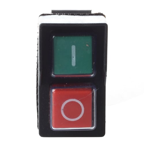 Red Light Double SPST ON/OFF Snap IN Boat Rocker Switch 6 Pin 