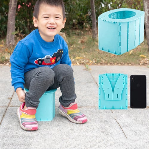 Baby Toddler Kid Child Travel Foldable Portable Toilet Seat Potty Training Seat 