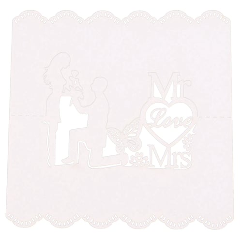50x Laser cut  Wedding Table Cards Place Cards For Table Decoration 