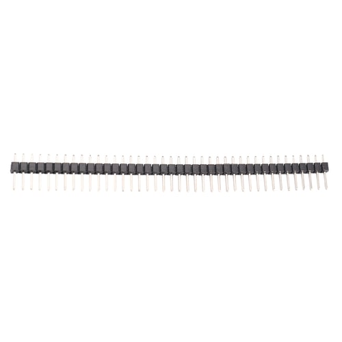 80 Pieces Male and Female Pin Header Connector 40 Pin 2.54 mm Single Row Straight Pin for Arduino Shield